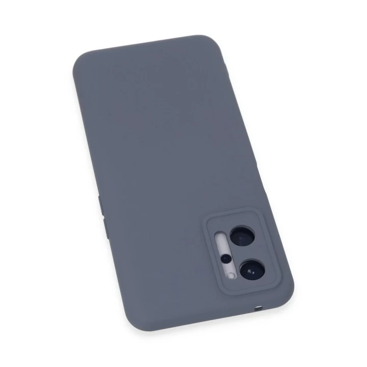 Realme 9i 4G Kılıf Nano içi Kadife Silikon - Gri
