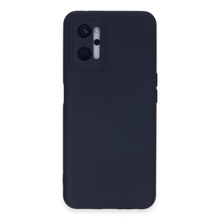 Realme 9i 4G Kılıf Nano içi Kadife Silikon - Lacivert
