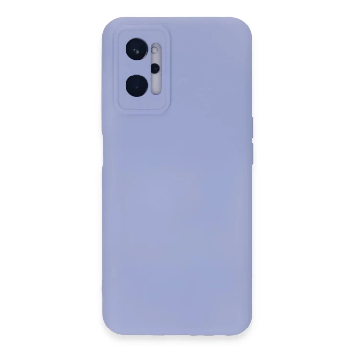 Realme 9i 4G Kılıf Nano içi Kadife Silikon - Lila