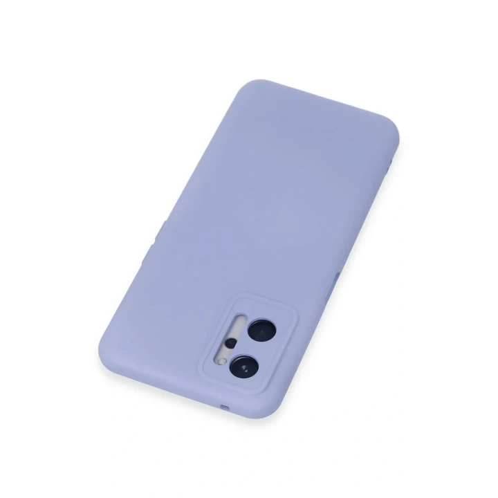 Realme 9i 4G Kılıf Nano içi Kadife Silikon - Lila