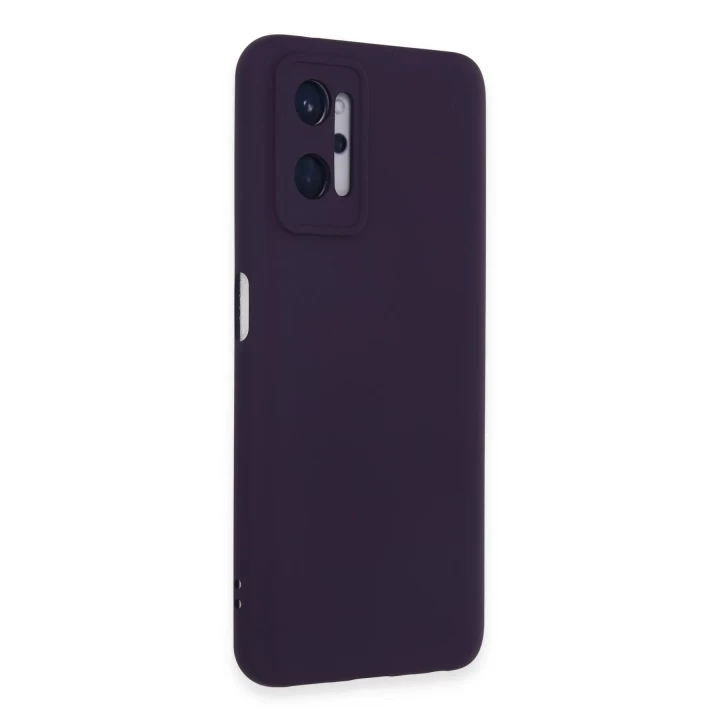 Realme 9i 4G Kılıf Nano içi Kadife Silikon - Mor