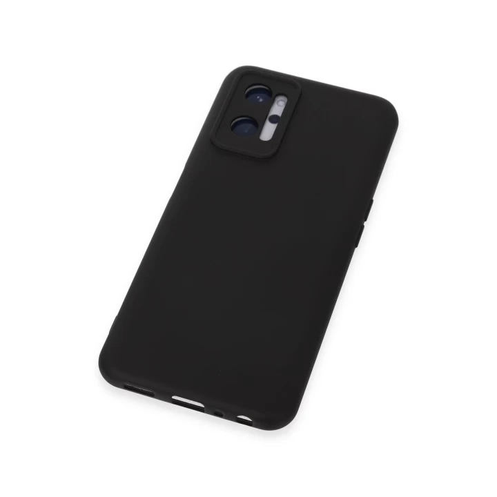 Realme 9i 4G Kılıf Nano içi Kadife Silikon - Siyah
