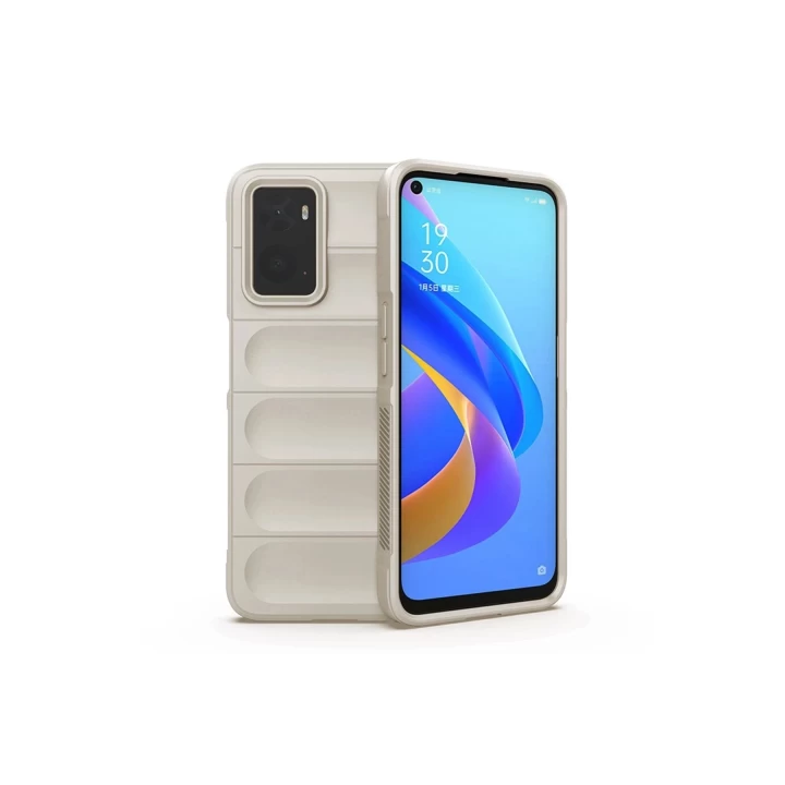 Realme 9i 4G Kılıf Optimum Silikon - Krem