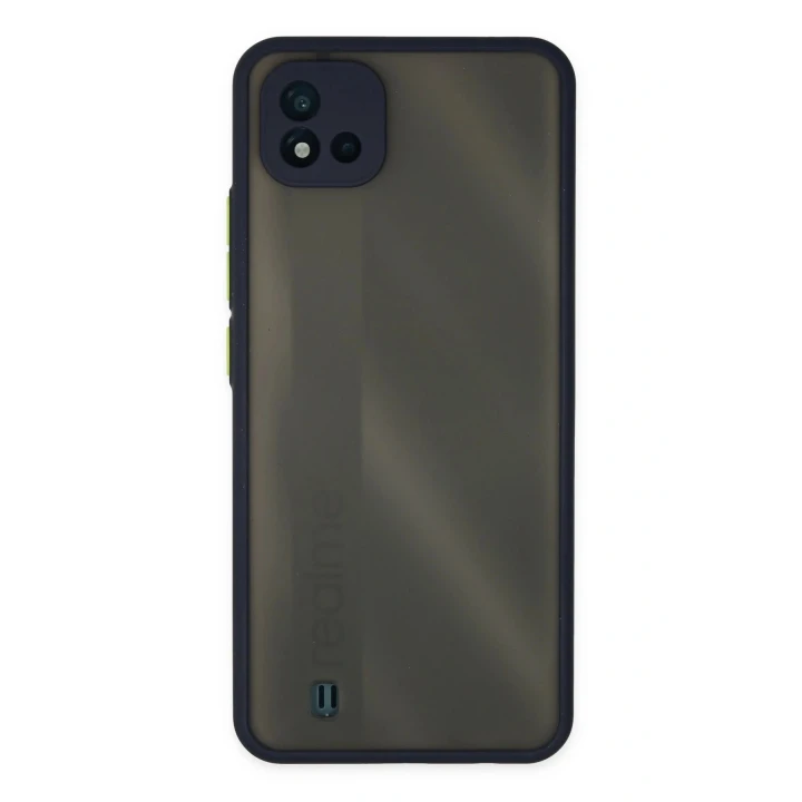 Realme C11 2021 Kılıf Montreal Silikon Kapak - Lacivert