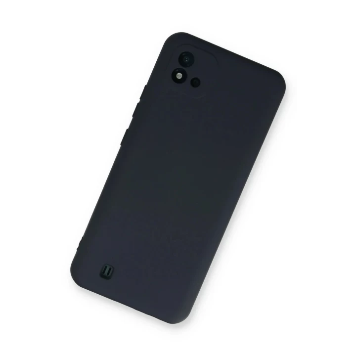 Realme C11 2021 Kılıf Nano içi Kadife Silikon - Lacivert