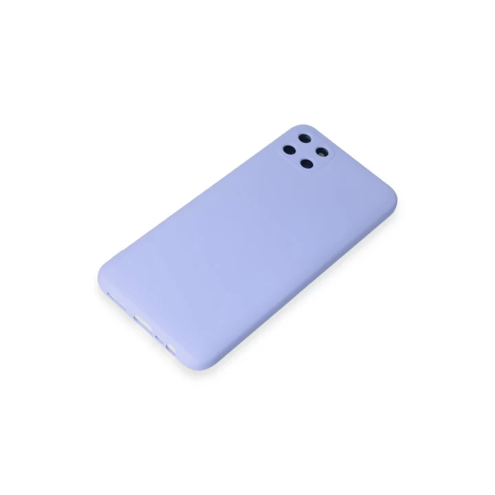 Realme C11 Kılıf Nano içi Kadife Silikon - Lila