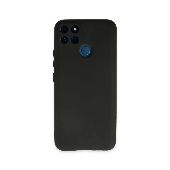 Realme C21Y Kılıf First Silikon - Siyah