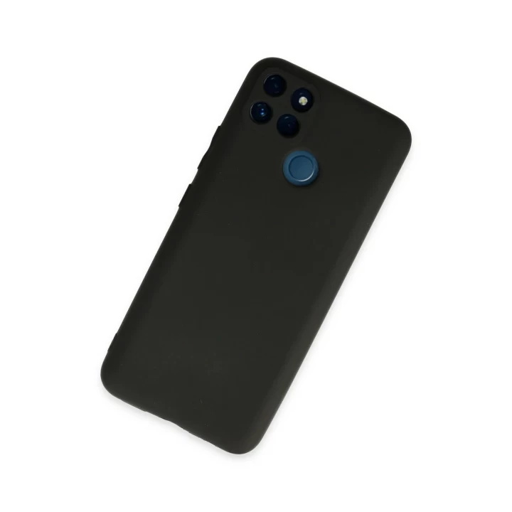 Realme C21Y Kılıf First Silikon - Siyah
