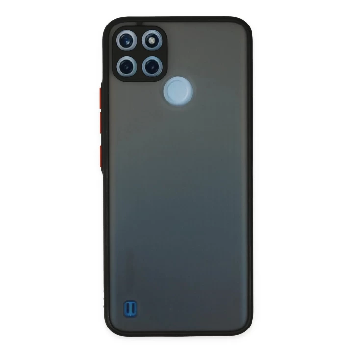 Realme C21Y Kılıf Montreal Silikon Kapak - Siyah
