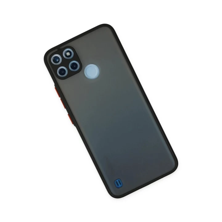 Realme C21Y Kılıf Montreal Silikon Kapak - Siyah