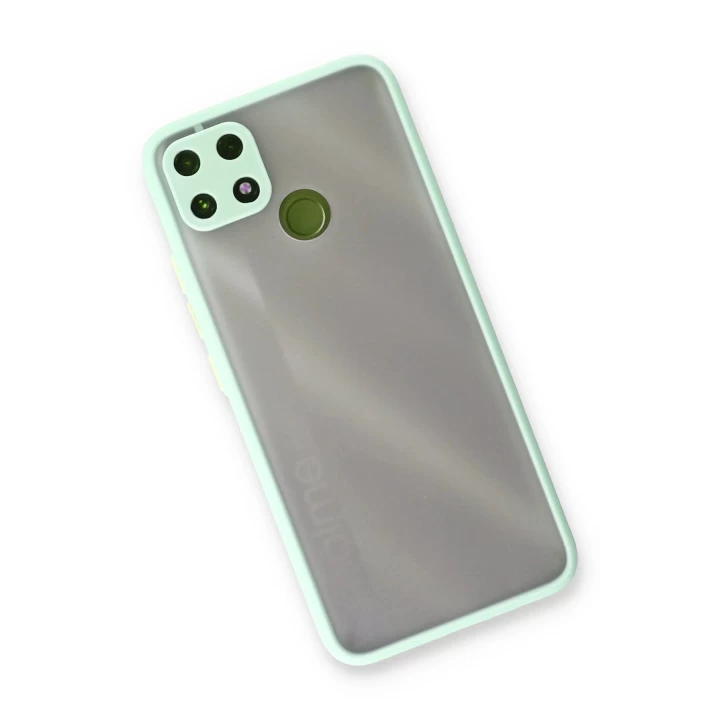 Realme C25 Kılıf Montreal Silikon Kapak - Turkuaz
