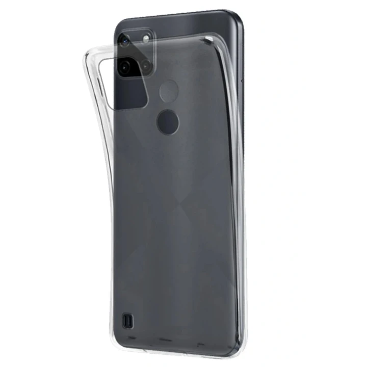 Realme C25Y Kılıf Lüx Şeffaf Silikon