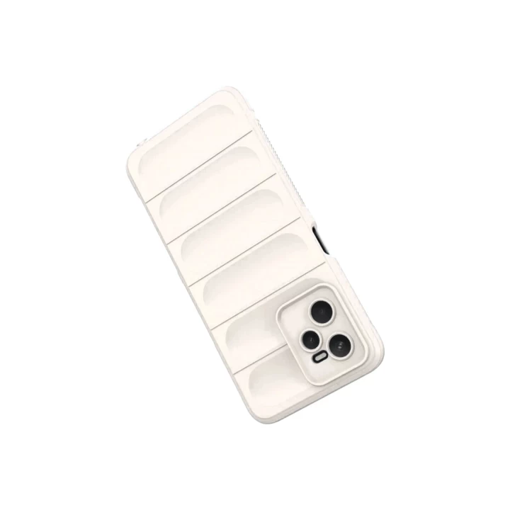 Realme C35 Kılıf Optimum Silikon - Krem