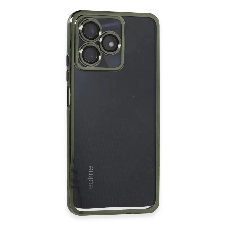 Realme C53 Kılıf Lensli Silikon - Yeşil
