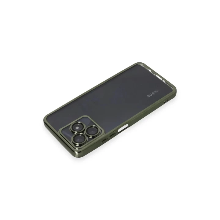 Realme C53 Kılıf Lensli Silikon - Yeşil