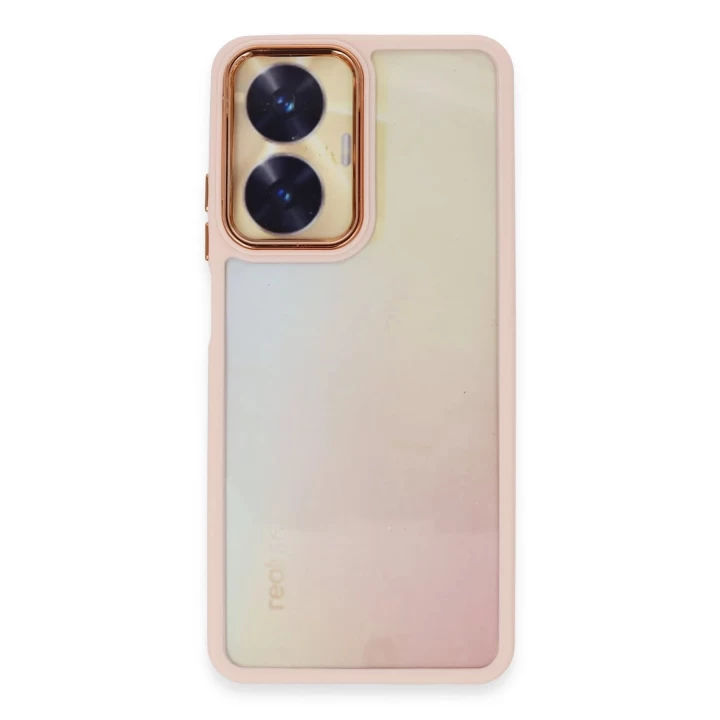 Realme C55 Kılıf Dora Kapak - Pudra