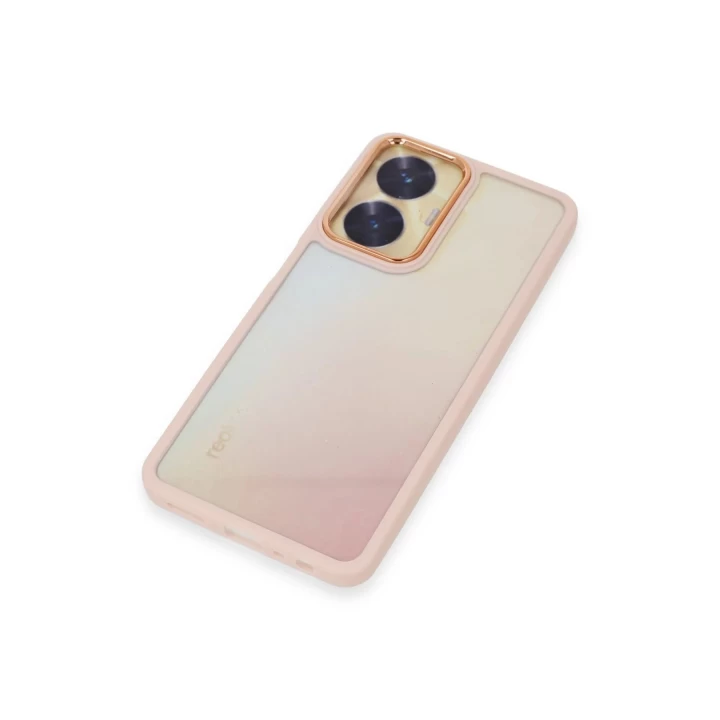 Realme C55 Kılıf Dora Kapak - Pudra