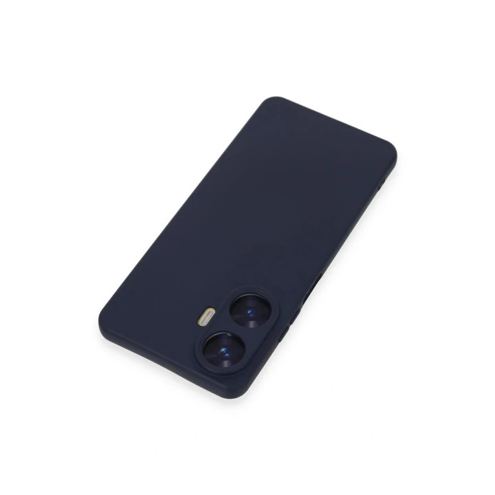 Realme C55 Kılıf Nano içi Kadife Silikon - Mor