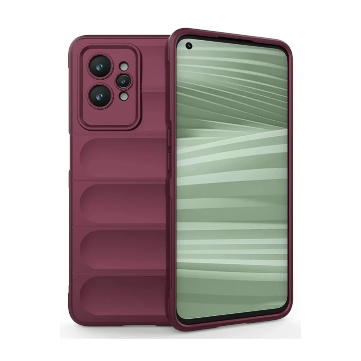 Realme GT2 Pro 5G Kılıf Optimum Silikon - Bordo