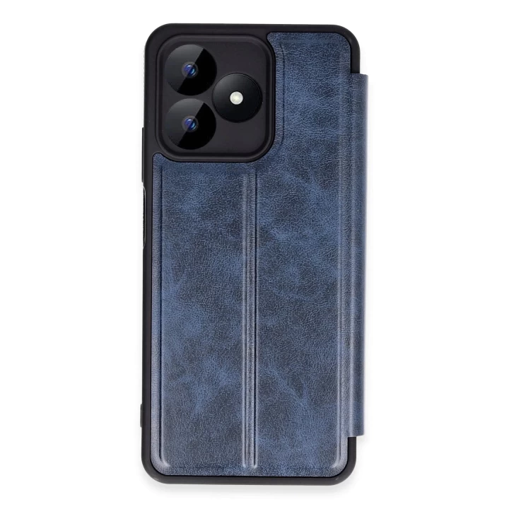 Realme Note 50 4G Kılıf Flip Cover - Lacivert