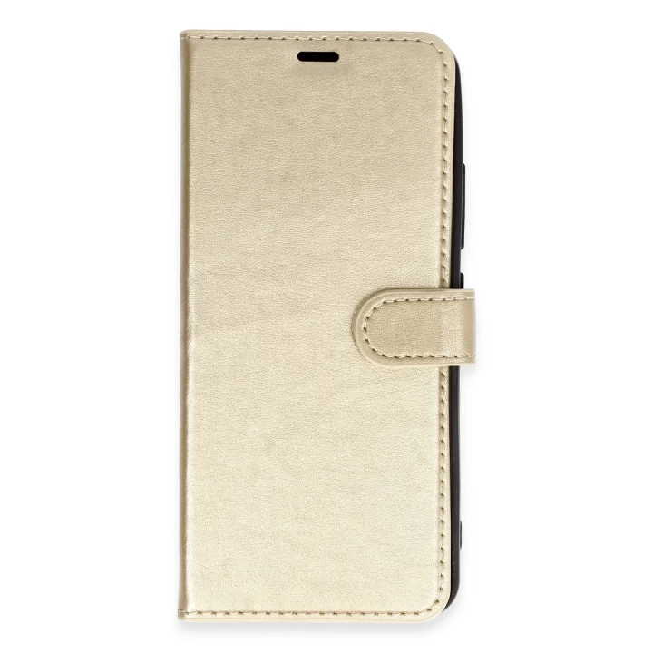 Reeder P13 Blue Max 2022 128GB Kılıf Trend S Plus Kapaklı Kılıf - Gold