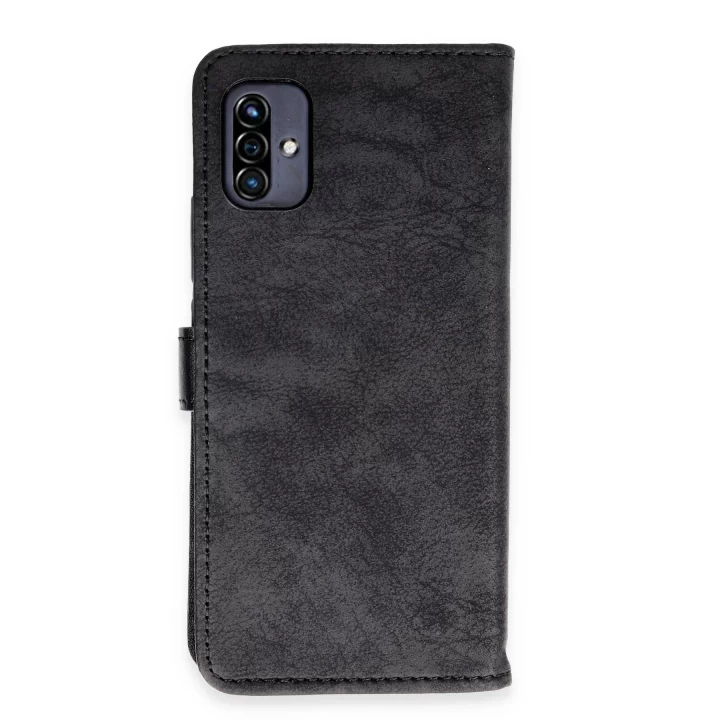 Reeder P13 Blue Max 2022 128GB Kılıf Trend S Plus Kapaklı Kılıf - Siyah