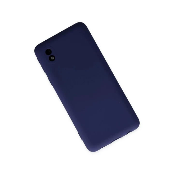 Samsung Galaxy A01 Core Kılıf Nano içi Kadife Silikon - Lacivert