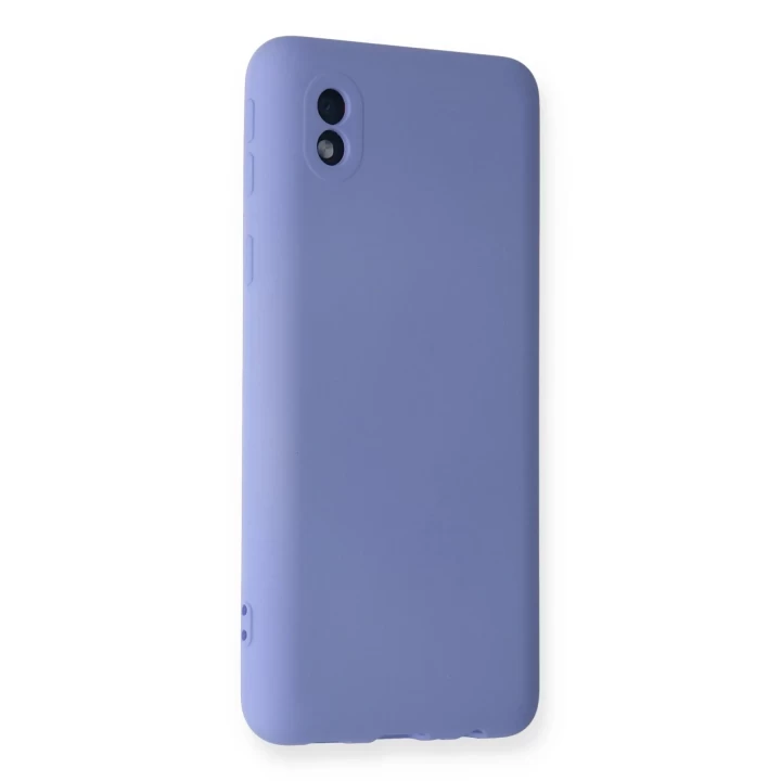 Samsung Galaxy A01 Core Kılıf Nano içi Kadife Silikon - Lila