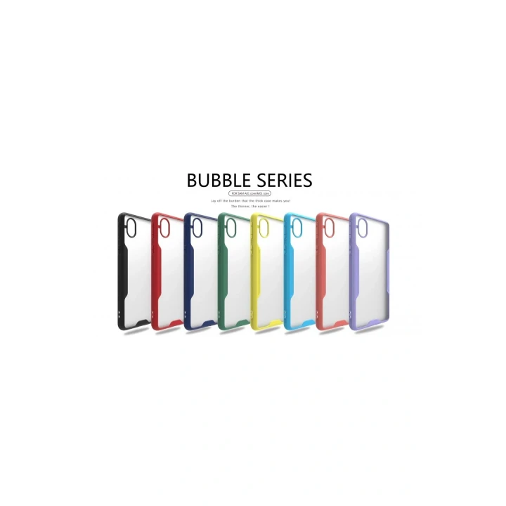Samsung Galaxy A01 Core Kılıf Platin Silikon - Siyah