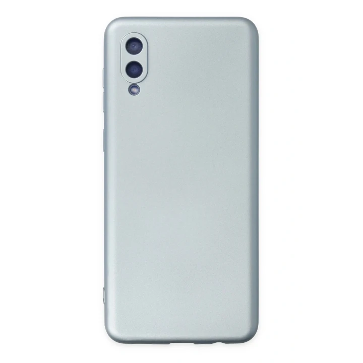 Samsung Galaxy A02 Kılıf Nano içi Kadife Silikon - Sky Blue