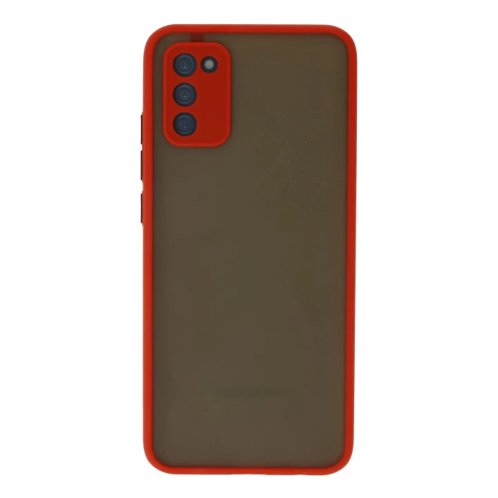 Samsung Galaxy A02S Kılıf Montreal Silikon Kapak - Kırmızı