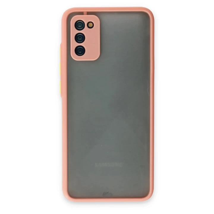 Samsung Galaxy A02S Kılıf Montreal Silikon Kapak - Pembe