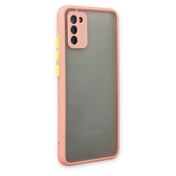 Samsung Galaxy A02S Kılıf Montreal Silikon Kapak - Pembe