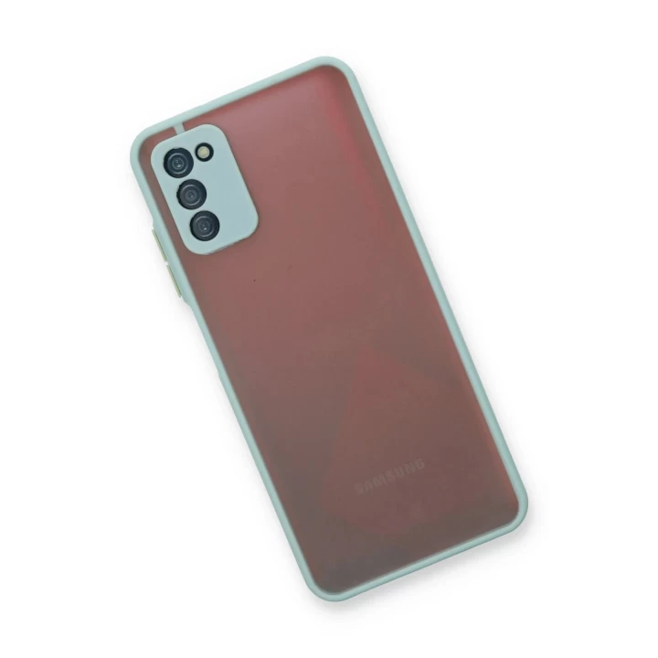 Samsung Galaxy A03S Kılıf Montreal Silikon Kapak - Turkuaz