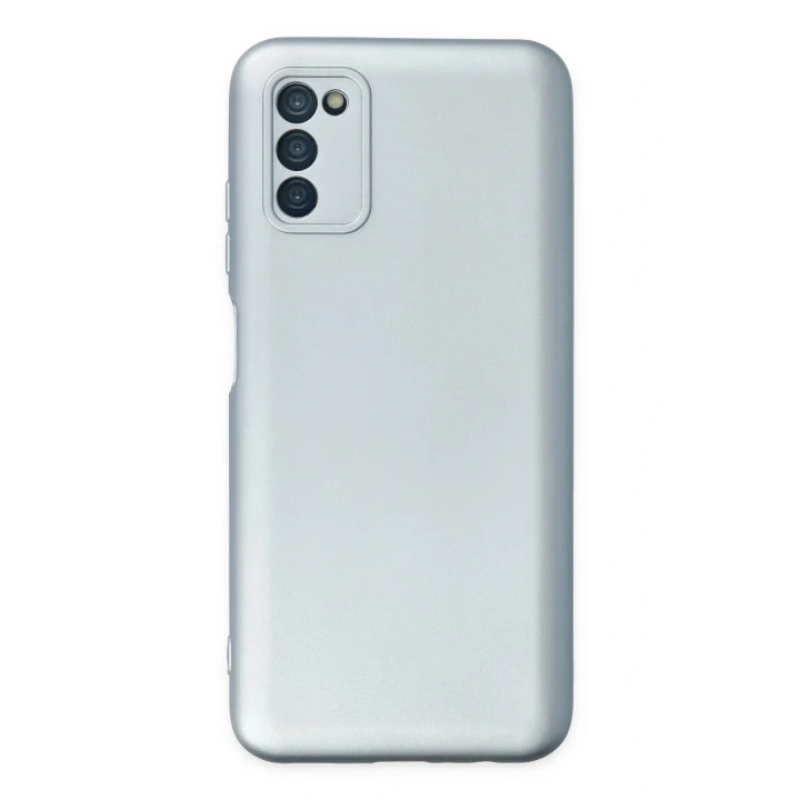 Samsung Galaxy A03S Kılıf Nano içi Kadife Silikon - Sky Blue