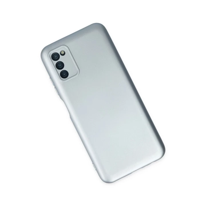 Samsung Galaxy A03S Kılıf Nano içi Kadife Silikon - Sky Blue