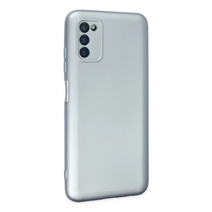 Samsung Galaxy A03S Kılıf Nano içi Kadife Silikon - Sky Blue