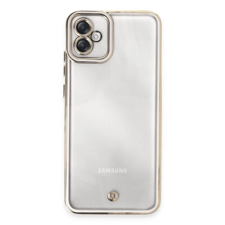 Samsung Galaxy A04E Kılıf Liva Lens Silikon - Beyaz