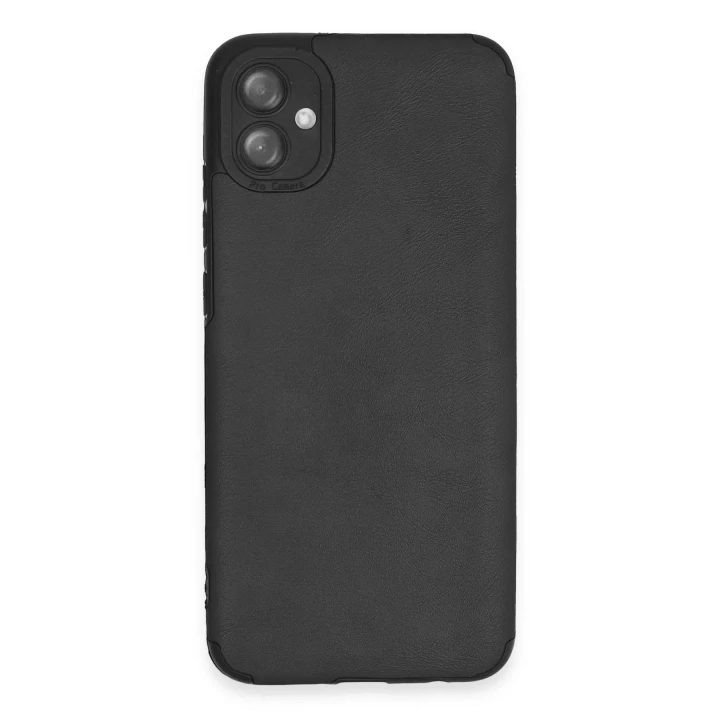 Samsung Galaxy A04E Kılıf Loop Deri Silikon - Siyah