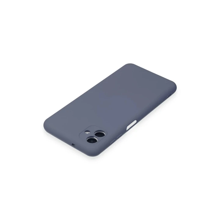 Samsung Galaxy A04E Kılıf Nano içi Kadife Silikon - Gri