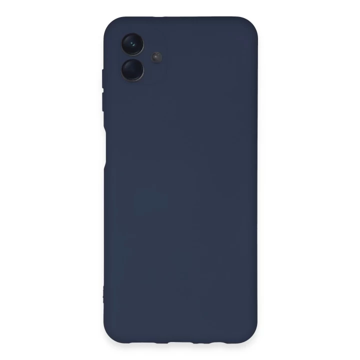 Samsung Galaxy A04E Kılıf Nano içi Kadife Silikon - Lacivert
