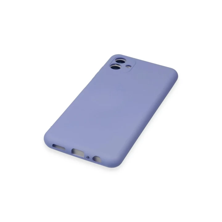 Samsung Galaxy A04E Kılıf Nano içi Kadife Silikon - Lila
