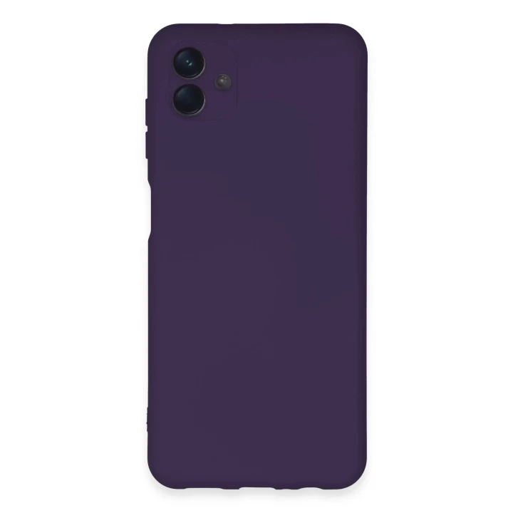 Samsung Galaxy A04E Kılıf Nano içi Kadife Silikon - Mor
