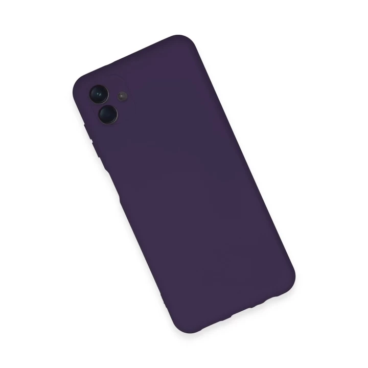 Samsung Galaxy A04E Kılıf Nano içi Kadife Silikon - Mor