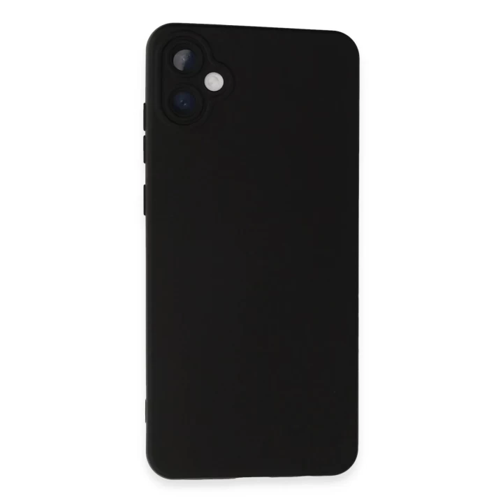 Samsung Galaxy A05 Kılıf Nano içi Kadife Silikon - Siyah