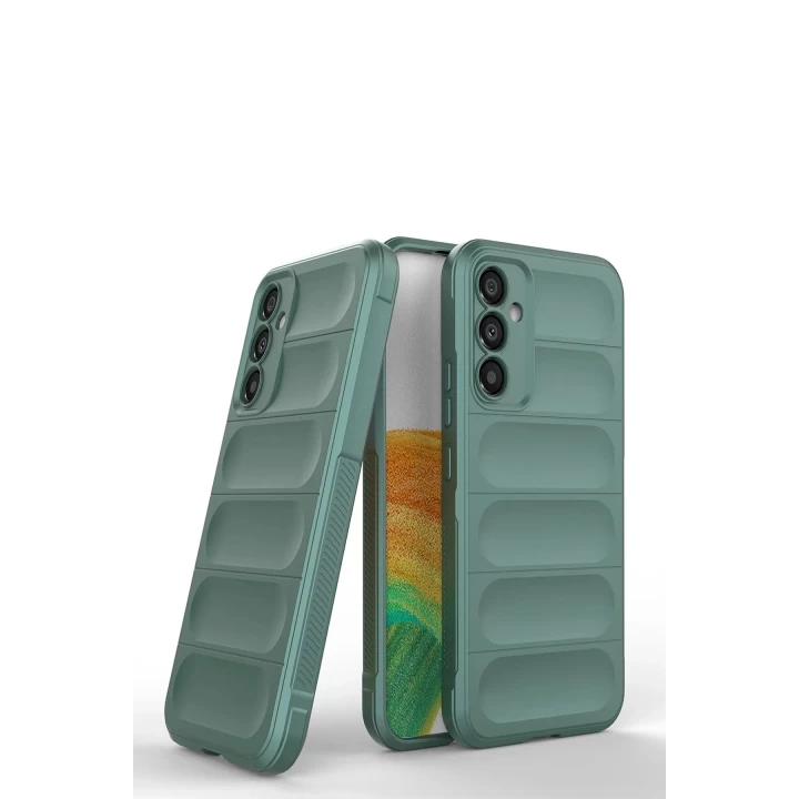 Samsung Galaxy A05S Kılıf Optimum Silikon - Koyu Yeşil