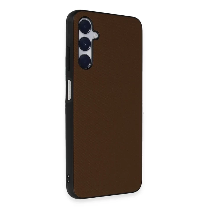 Samsung Galaxy A05S Kılıf Taft Kapak - Kahverengi