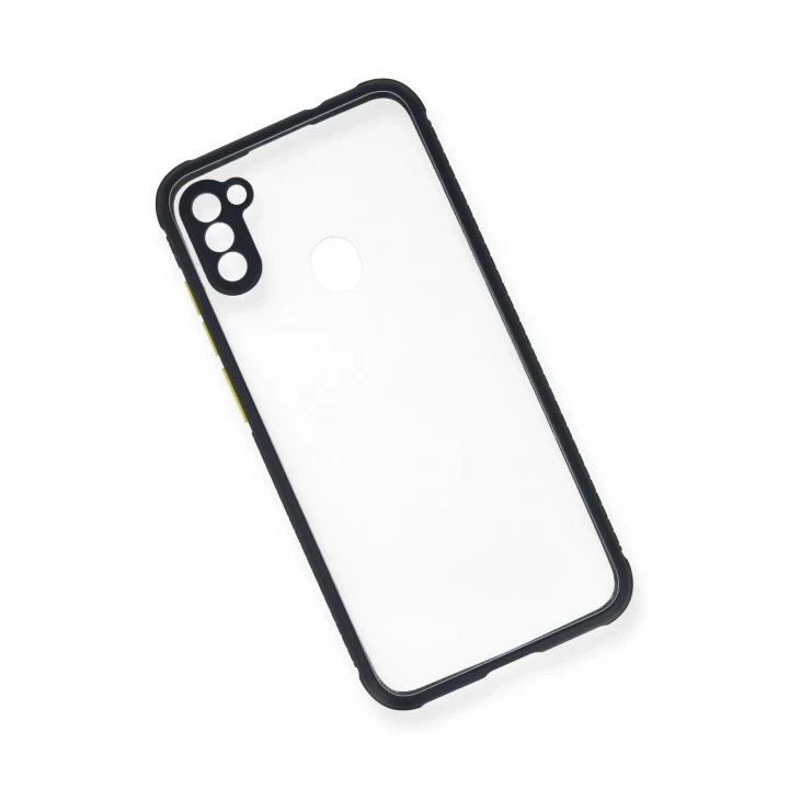 Samsung Galaxy A11 Kılıf Miami Şeffaf Silikon - Lacivert
