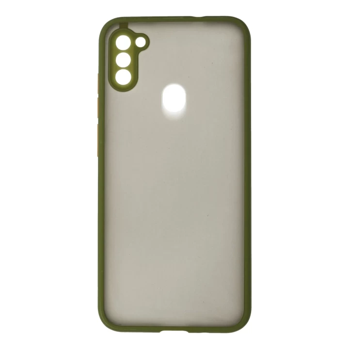 Samsung Galaxy A11 Kılıf Montreal Silikon Kapak - Açık Yeşil
