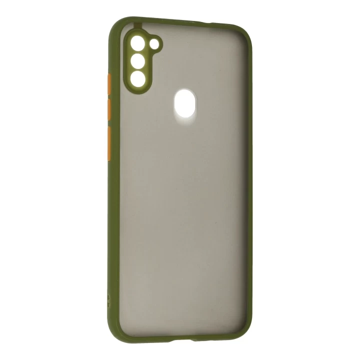 Samsung Galaxy A11 Kılıf Montreal Silikon Kapak - Açık Yeşil